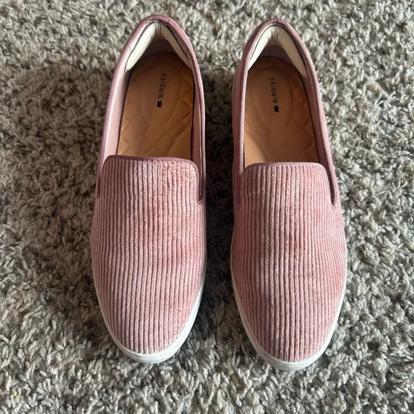 Birdies The Swift Corduroy Slip On Sneakers Women’s Size 9.5 Carnation P… - Image 4