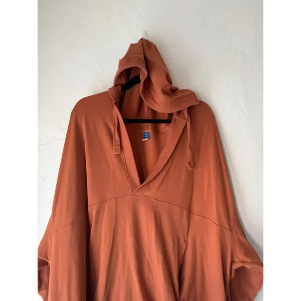 Old Navy Oversized Hoodie Sweatshirt Women‎ Rust Orange Plus 3X Casual Comfort - Image 3