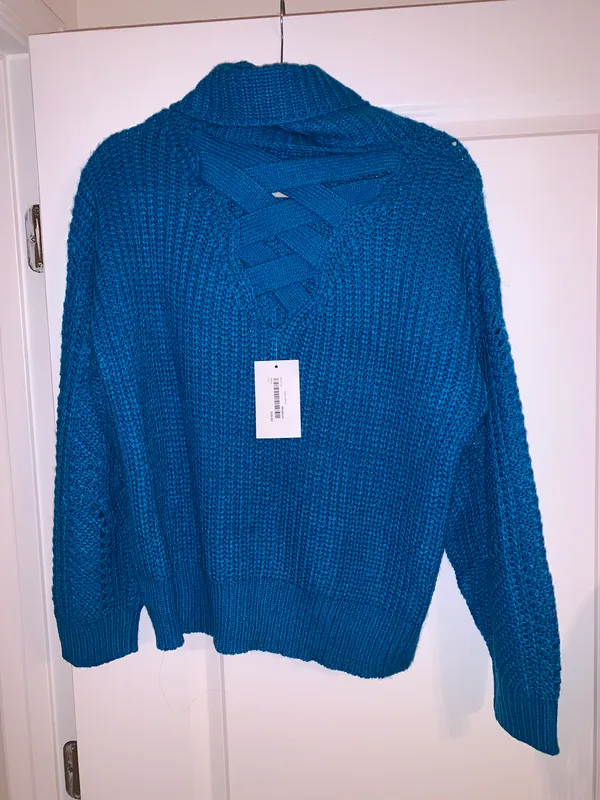 The Pants Store Blue Sweater - Image 2