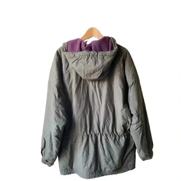 Columbia Sportwear Olive Unisex Insulated Hooded Lagenlook Jacket SZ L - Image 2