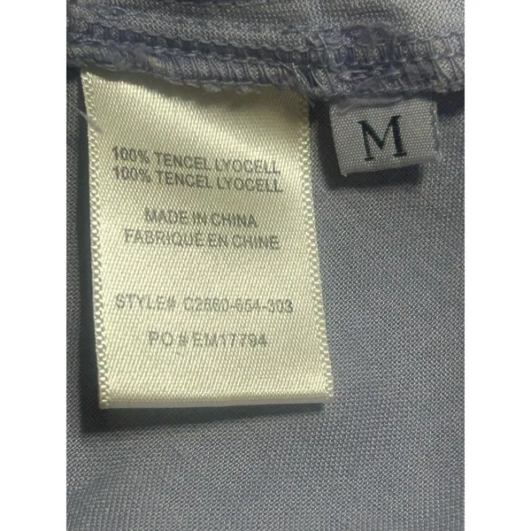 Cloth & Stone Tank Top Chambray Size M Blue Sleeveless Open Back Boho Preppy - Image 7