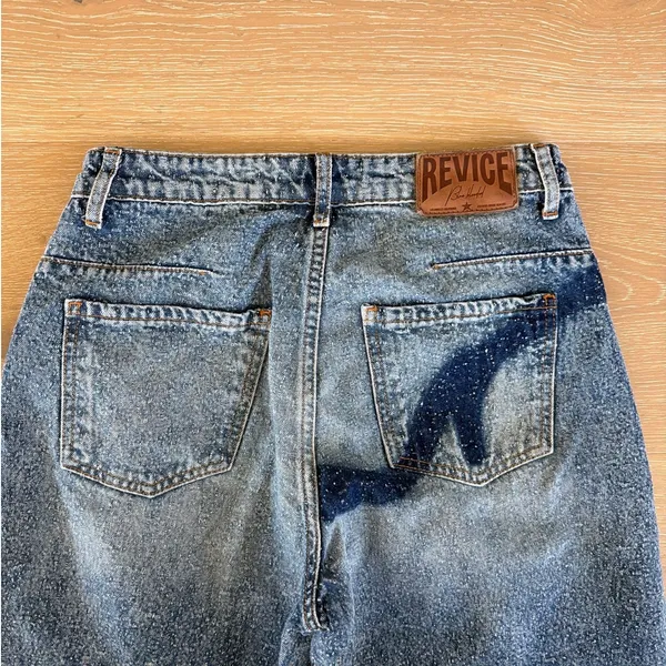 Revice Denim Jeans Wide Leg Size 24 Blue - Image 6