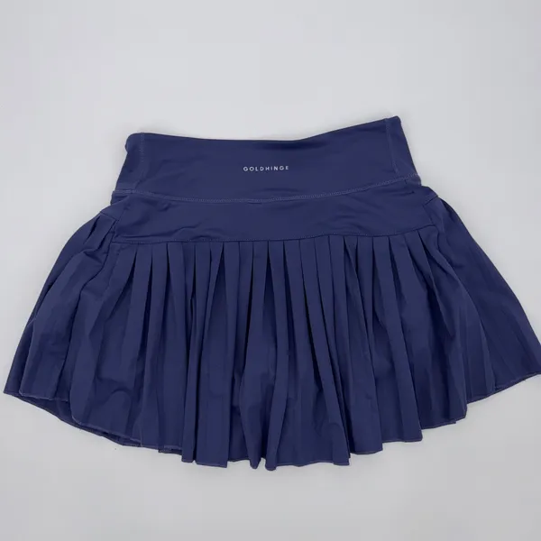 Gold Hinge Athletic Pleated Skort Blue Purple Tennis Golf Pickleball Skirt S - Image 4