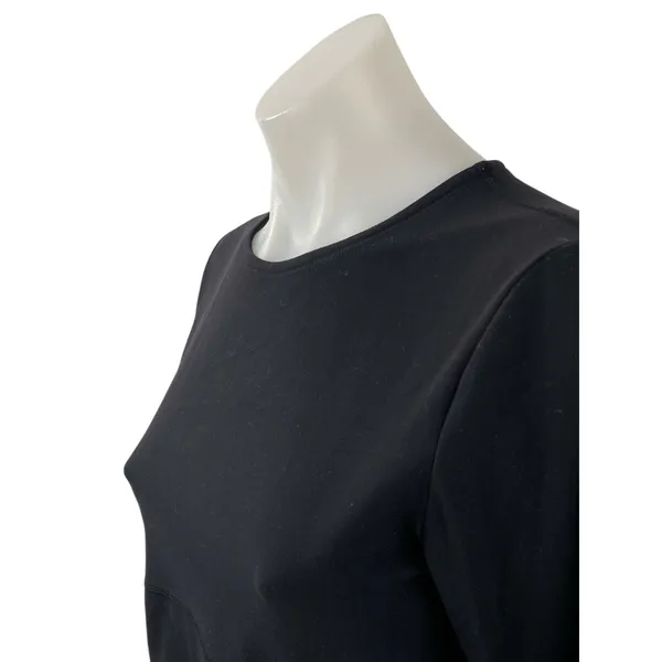 Aritzia TnAction Butter Bound Black Yoga Athletic Activewear Crop T-Shirt Top M - Image 2