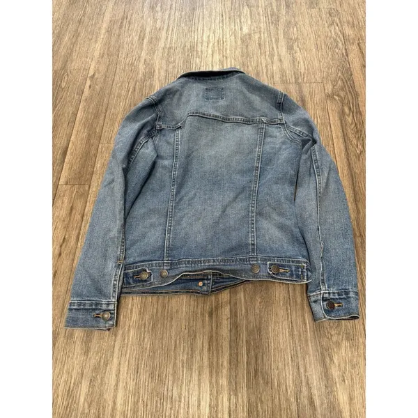 Old Navy Jean Jacket Womens Size Small‎ Blue Denim Button VTG Y2K - Image 9