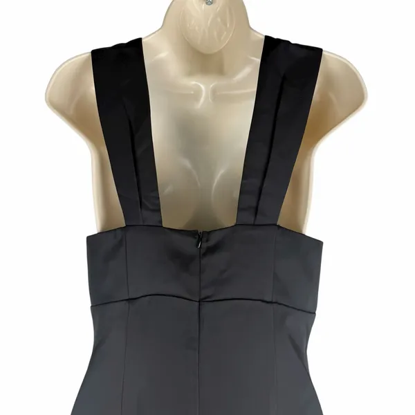 ASTR Georgiana Halter Neck Maxi Dress Black Satin Size S - Image 10