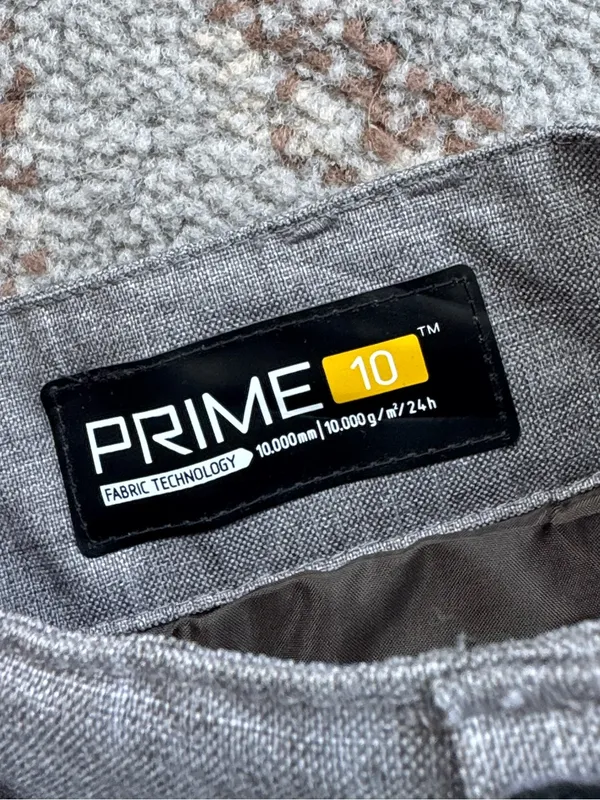 Orage Women’s Prime 10 Waterproof Insulated Ski Snowboard Pants Gray Cargo Small - Image 9