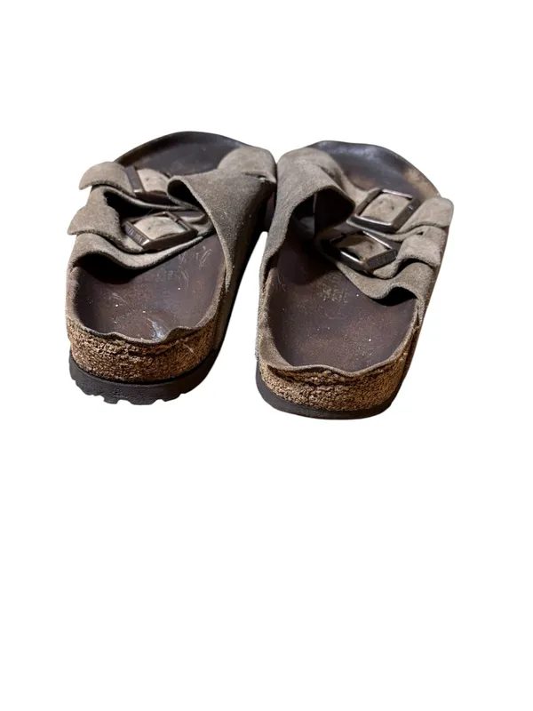 Birkenstock Arizona Soft Footbed Taupe Suede Sandals Size 39 / 8-8.5 Women’s M6 - Image 3