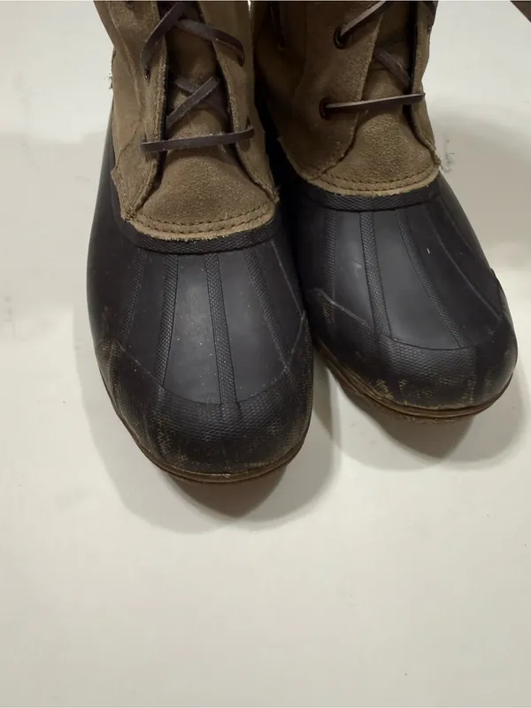 Sperry Top Sider Syren Misty Knit Cuff Waterproof Duck Boot Brown Size 8.5 - Image 5