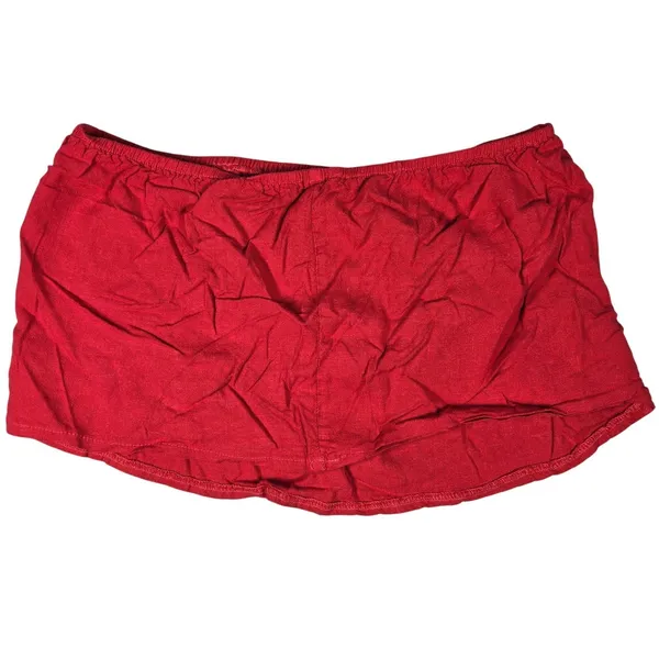 Brandy Melville Red Cotton Cassidy Strapless Tube Top One Size‎ - Image 2