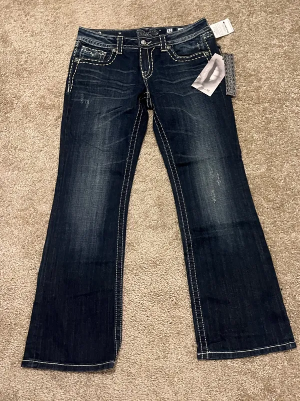 Miss Me jeans Y2k low rise boot cut NWT RARE size 31 - Image 5