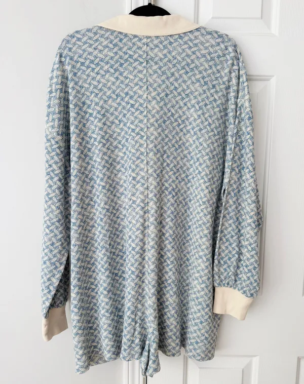 Anthropologie Waffle Cocoon Romper, Size XL - Image 10