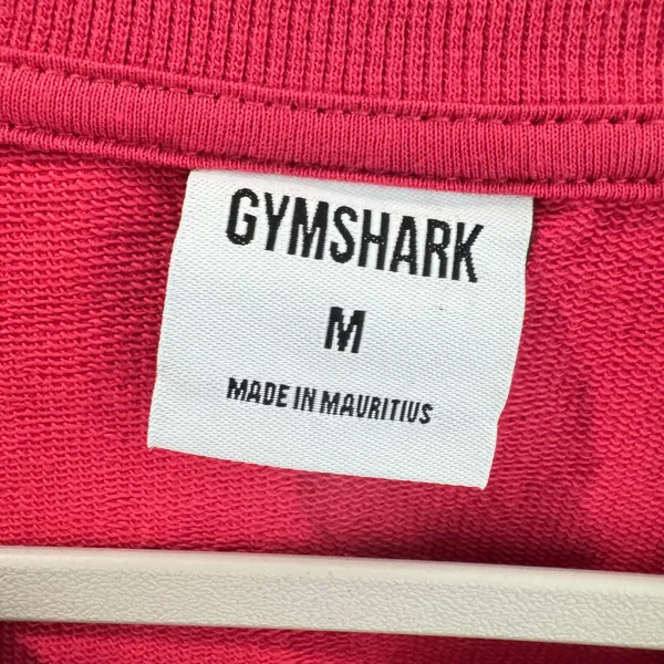 Gymshark‎ Womens Training Cropped Sweatshirt Red Long Sleeve Pullover Medium - Image 2