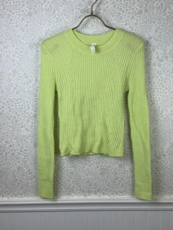 Daily Practice by Anthropologie Long-Sleeve Rib Cropped Jumper - Size - Medium - Image 8