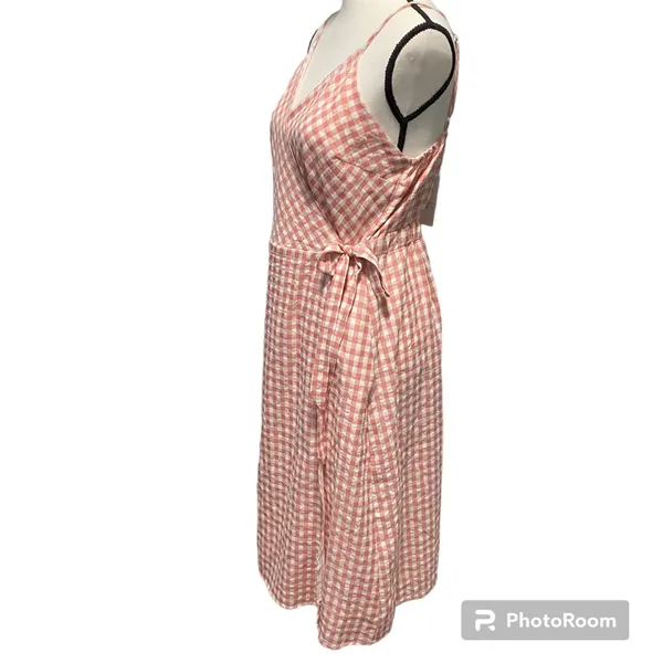 The Good Jane Gingham Wrap Dress Size XL - Image 4