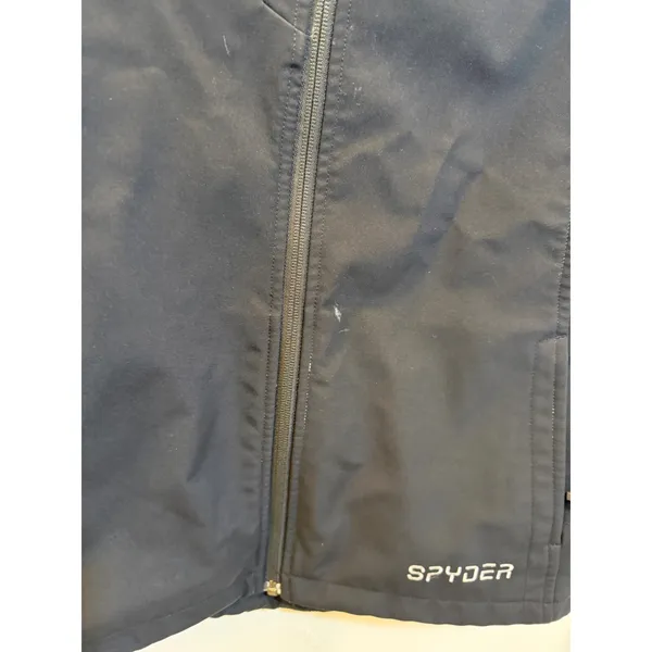 Spyder Softshell Vest Womens 14 Black Full Zip Mock Neck Outdoor 661876 - Image 6