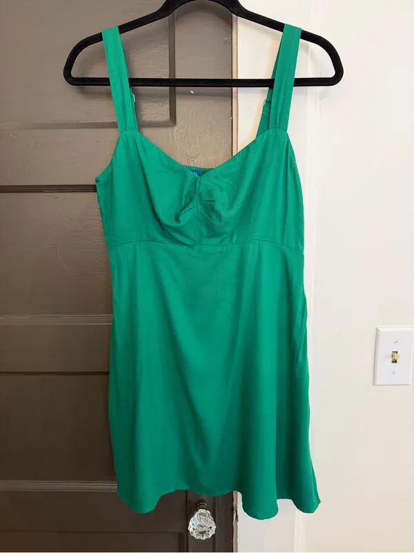 NWT Old Navy Fit and Flare Crepe Dress - Image 2
