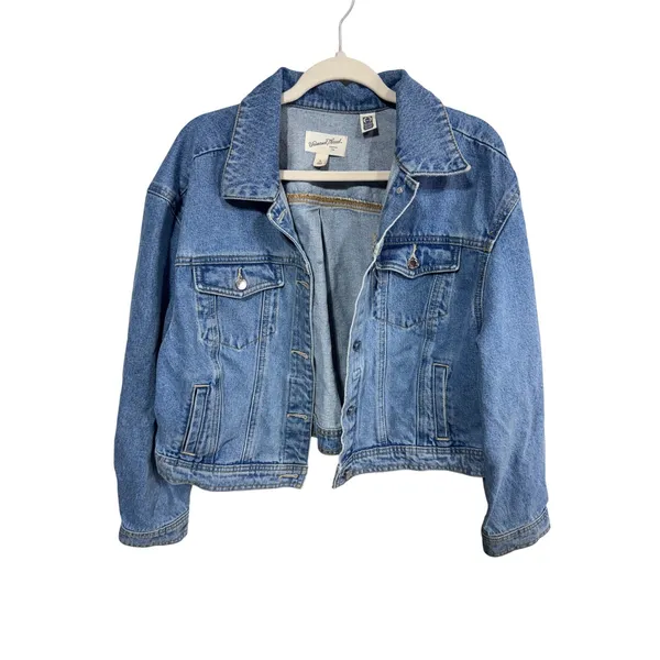 Universal Threads XL Blue Denim Jacket Womens Classic Casual‎ Jean Trucker - Image 2