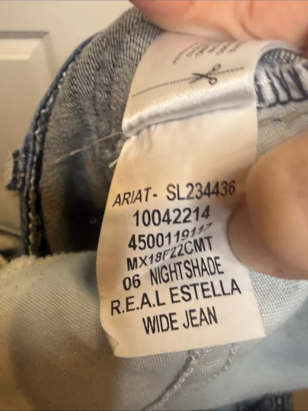 Ariat Estella riding midrise wide Jeans sz 26 / 27 - Image 9