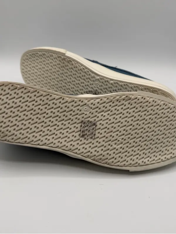 Vintage Havana Denim Patch Slip On Sneakers Women’s 8 Blue Embroidered - Image 6