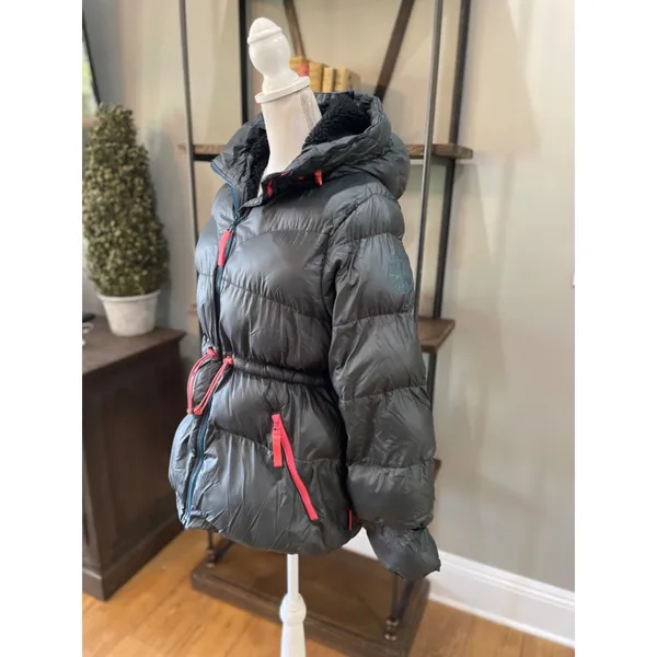 Hunter Original A Line Puffer Jacket Blue Womens Size Medium - Image 11