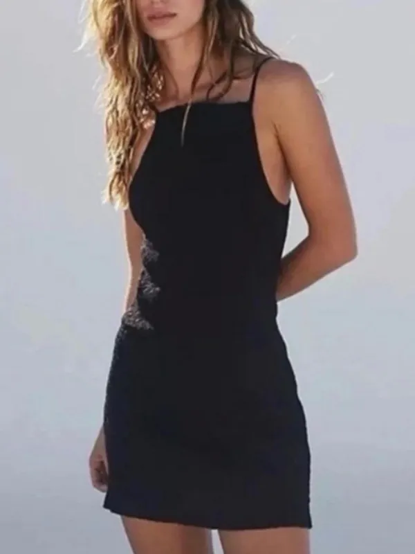 Free People Black Smocked Iyla Dress Size Small NWT - Image 2