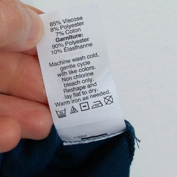 J. Crew Womens Drapey Tank Top‎ With Silky Hem Size M Blue Sleeveless Minimalist - Image 6