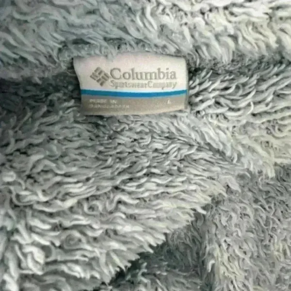 Columbia Women's blue/silver gray color Fleece Full Zip Jacket Size M‎ Casual - Image 4