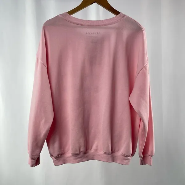 FRIENDS Pullover Graphic Sweatshirt in Pink Size Extra Large‎ - Image 4