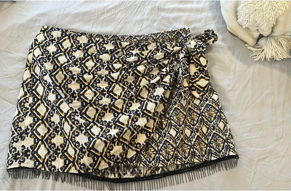 Zara beaded wrap skirt - Image 5