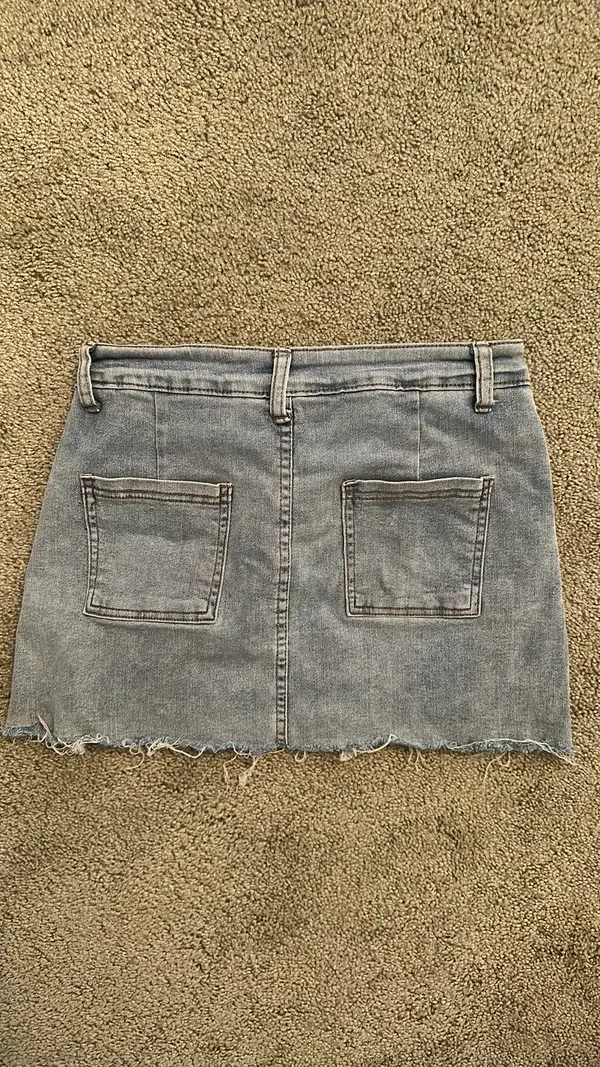 Denim Skirt Blue Size 8 - Image 4