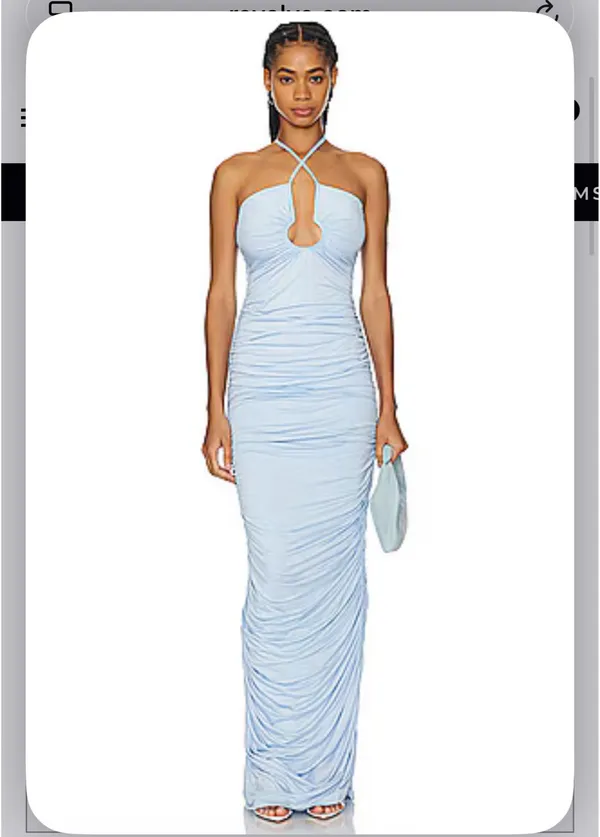 Revolve Ruched Dress - Image 3