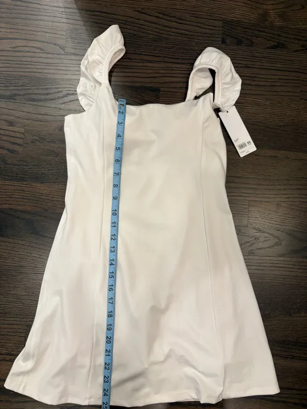 Yogalicious Lux White Athletic Dress - Image 3