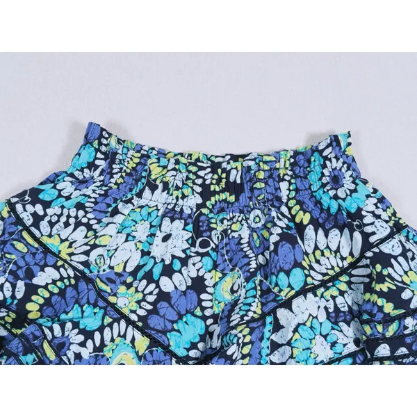NWT Aerie Floral Lace Tiered Ruffle Skort Size XS Blue Coquette Fairy Y2K - Image 6