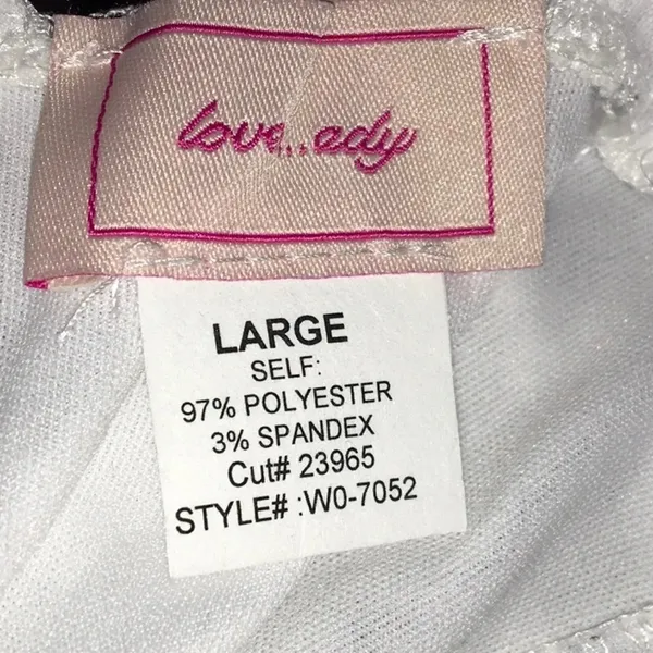Love…Ady Ruched Polka Dot Mini Dress Scrunch White - Image 4