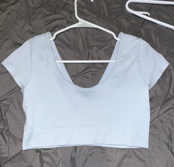Ribbed Cropped Top - Image 2