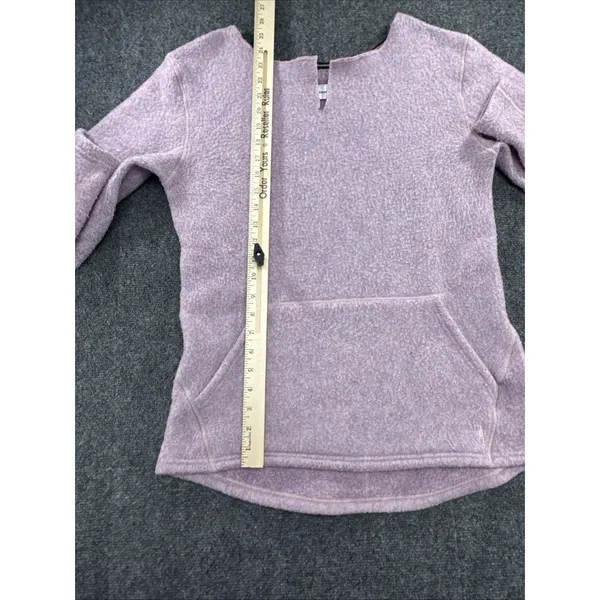Smartwool Hudson Trail Women’s M Pink Wool Blend Fleece Pullover SW011525 - Image 6