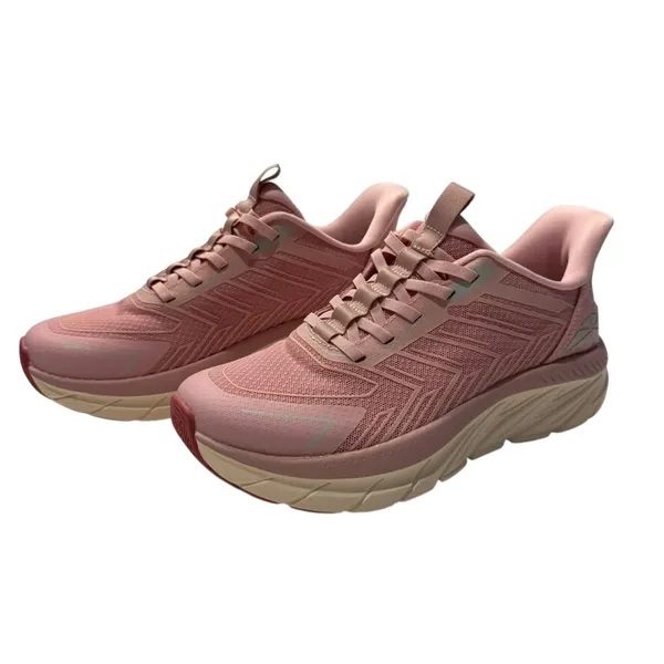 Allswift Women's Slip-On Cushioned Walking Shoes in Pink, Size 8 - Image 2