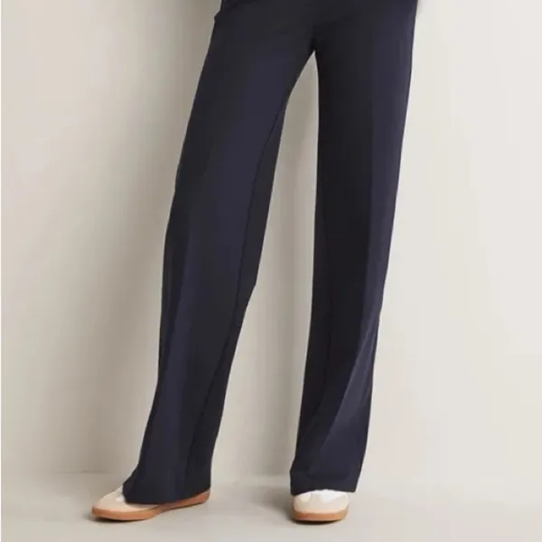 New Hampshire‎ Ponte Wideleg Pants Navy - Image 6