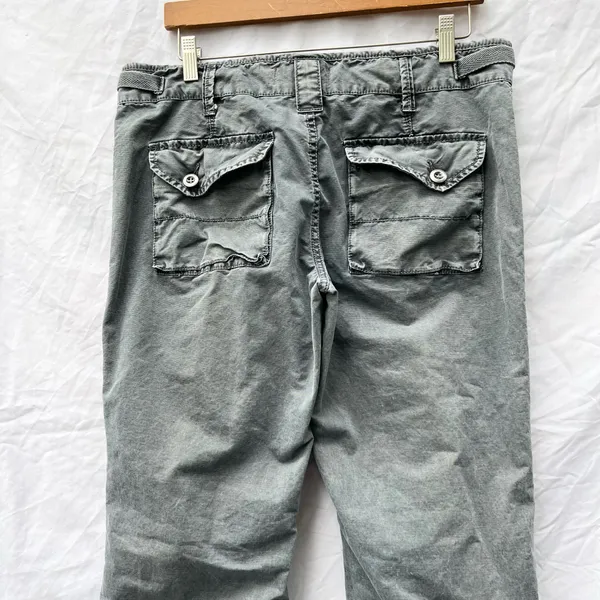 Free People | We The Free Cargo Pants Grommet Utility Size 10 Gray Hiking - Image 7