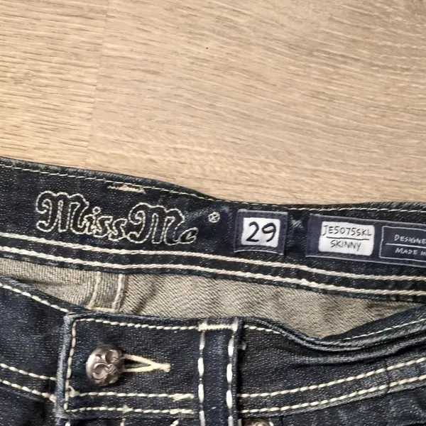 Miss Me Stonewood Skinny Jeans Size 29 - Image 3