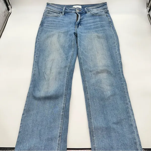 Vervet Blue Stylish Light Blue Wash Women's Straight Leg 5 Pocket Jeans-Size 29 - Image 6