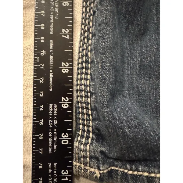 Rock Revival Jeans Womens Tag 28 X 31 Inseam Adele Easy Boot Blue Cowgirl - Image 10