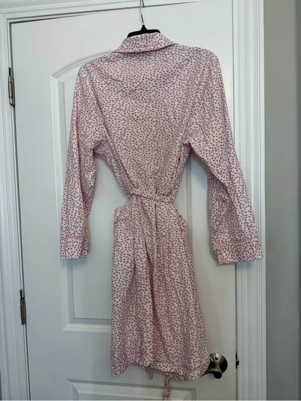 Petite Plume Sweethearts Lightweight Robe White Size XL - Image 5
