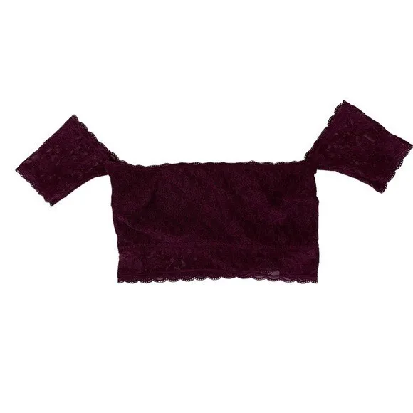 Victorias Secret Lace Bralette Plum Large Romantic Intimates - Image 2