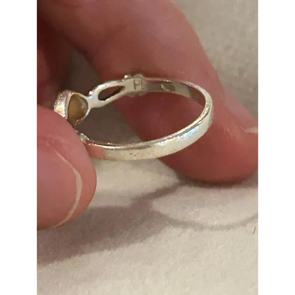 ring band sterling silver 925 beautiful unique size 5.75 - Image 4