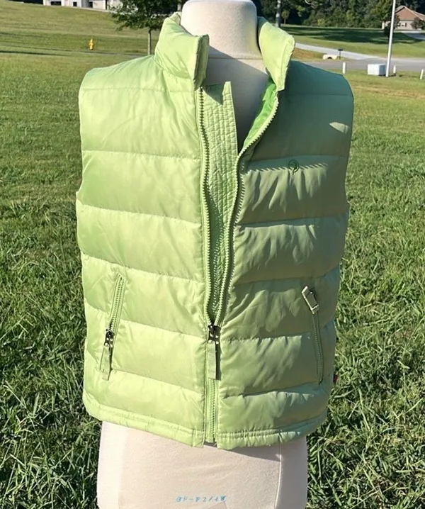 Duck Head Puffer Ski Jacket Parrot Lime Green - Image 13