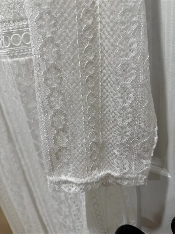 As Rose RichWhite Lace Cover up White Size L - Image 4