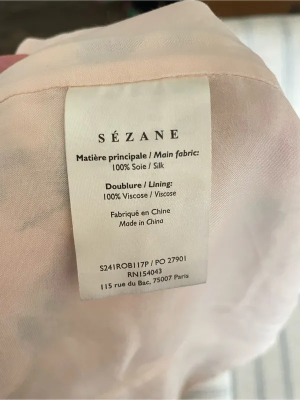 Sézane Rosella Silk Floral Midi Dress Monday Size 34 US 2 - Image 7