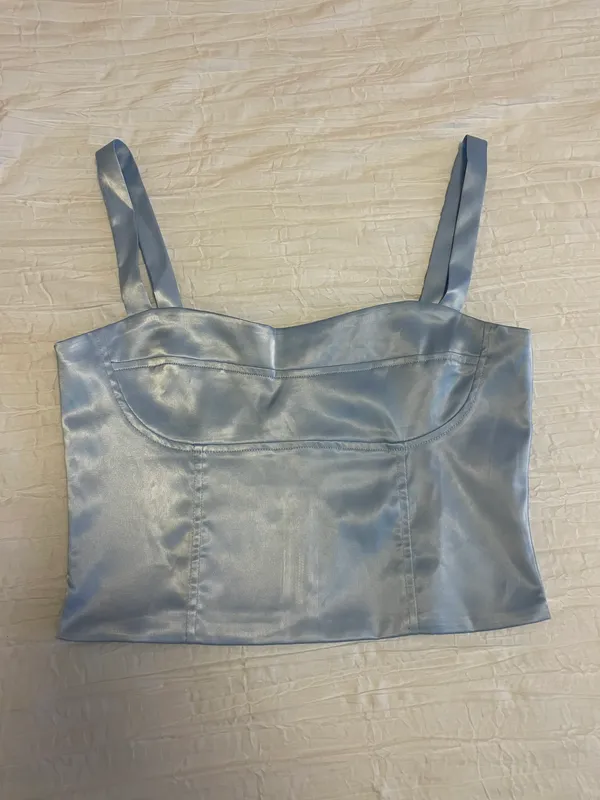 superdown Revolve satin top - Image 4